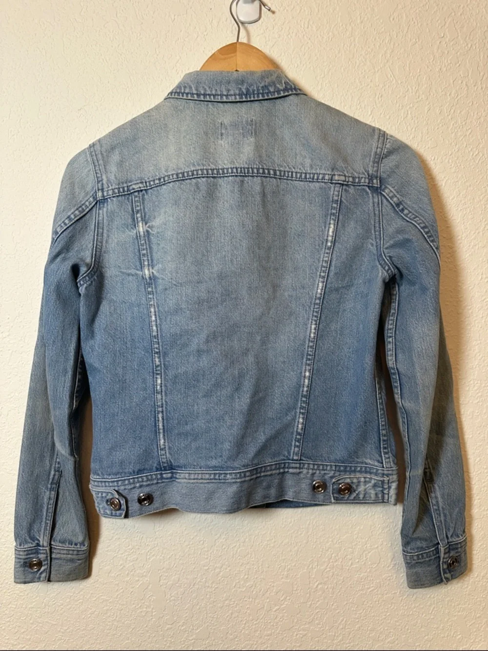 J. Crew Light Blue Denim Jacket - Faded Wash